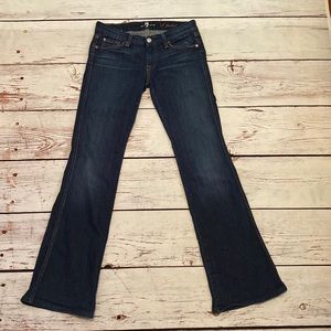 7 For All ManKind Dark Wash A Pockets